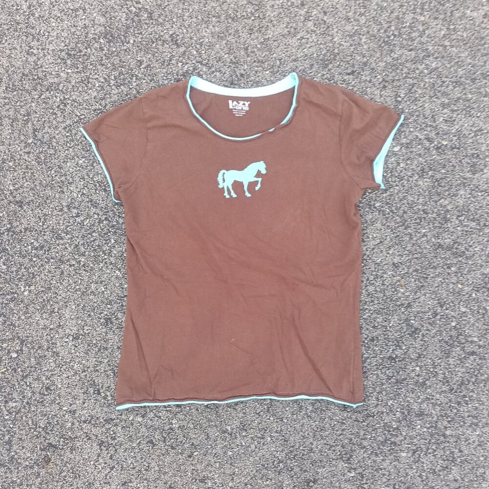 Double layered baby tee